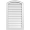Ekena Millwork Arch Top Surface Mount PVC Gable Vent: Functional, w/ 2"W x 1-1/2"P Brickmould Frame, 20"W x 34"H GVPAR20X3402SF - alternate 1
